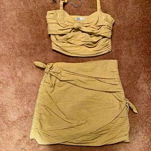 Summer crop top and mini
